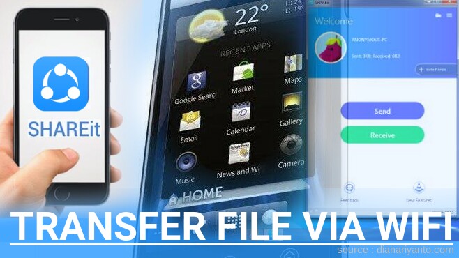 Cara Transfer File via Wifi di Dell Flash Menggunakan ShareIt Versi Baru