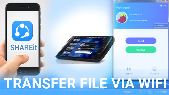 Tips Transfer File via Wifi di Dell Streak Menggunakan ShareIt Terbaru