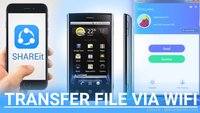 Tips Transfer File via Wifi di Dell Venue Menggunakan ShareIt Terbaru
